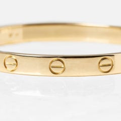Cartier Yellow Gold Love Bangle