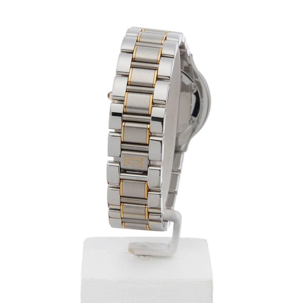 Cartier Ladies Must De Cartier 21 Yellow Gold Stainless Steel Quartz Wristwatch 3