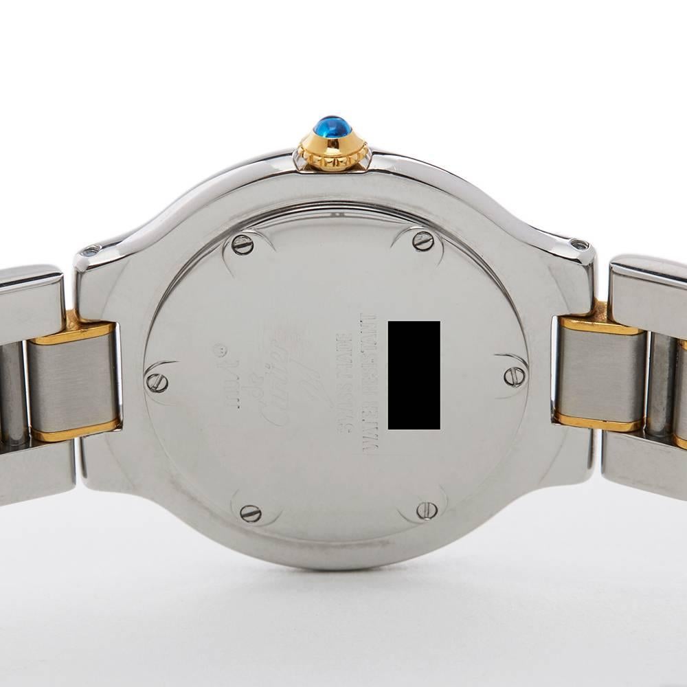 Cartier Ladies Must De Cartier 21 Yellow Gold Stainless Steel Quartz Wristwatch 4