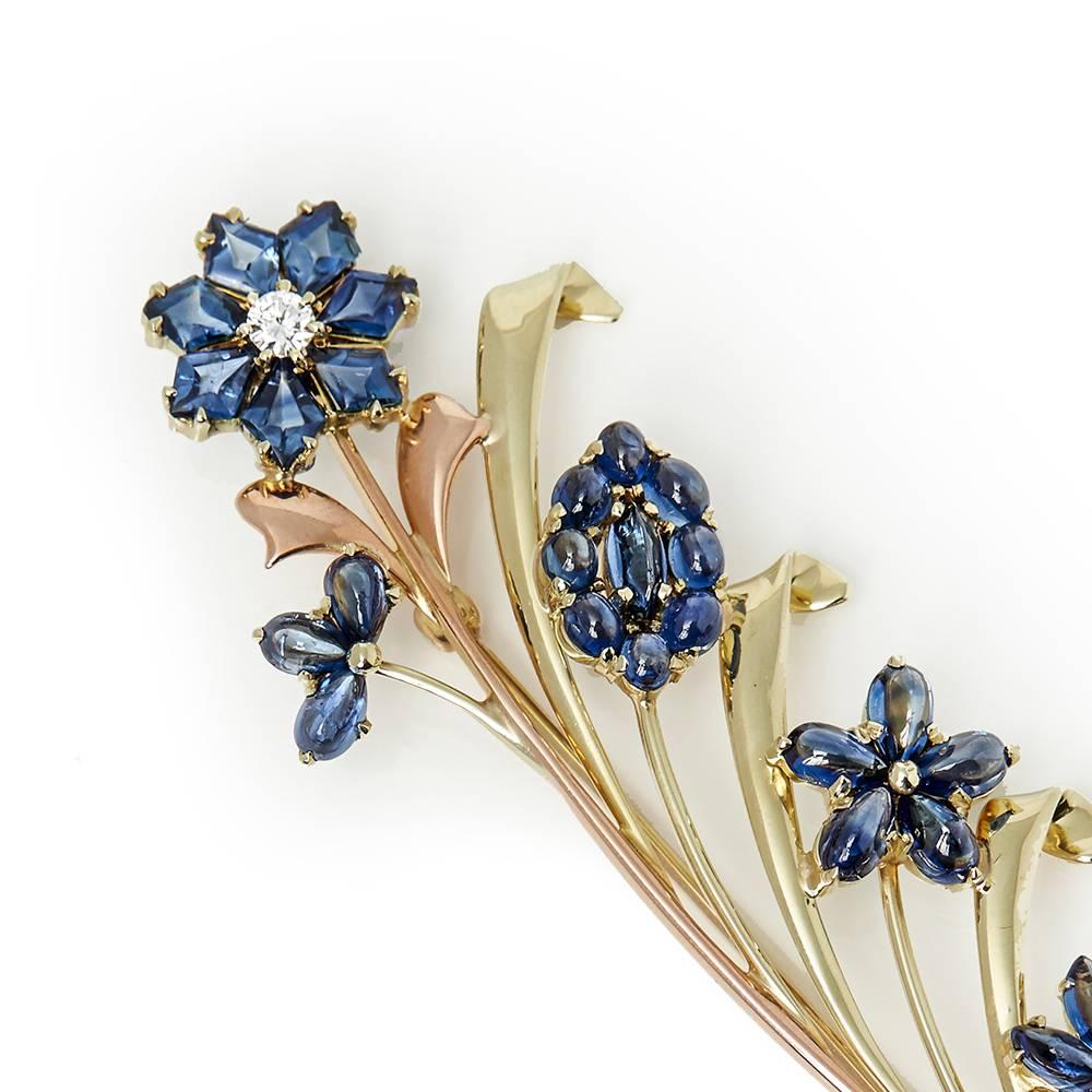 tiffany rose brooch