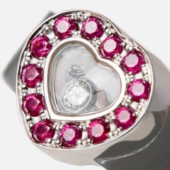 Chopard Happy Diamonds Ruby Ring