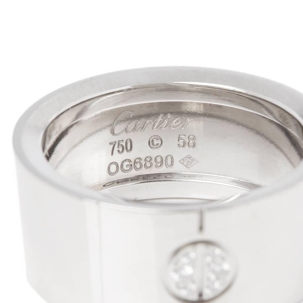 Women's Cartier Diamond High Love Ring