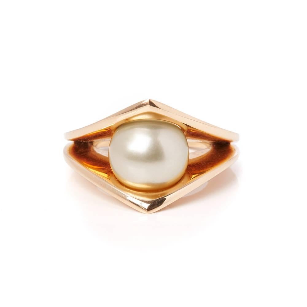 Code: COM1417
Brand: Paul Spurgeon
Description:  18k Rose Gold Pearl Ring
Accompanied With: Box Only
Gender: Ladies
UK Ring Size: O
EU Ring Size: 55
US Ring Size: 7 1/4
Resizing Possible?: YES
Band Width: 2.5mm
Condition: 9
Material: Rose Gold
Total