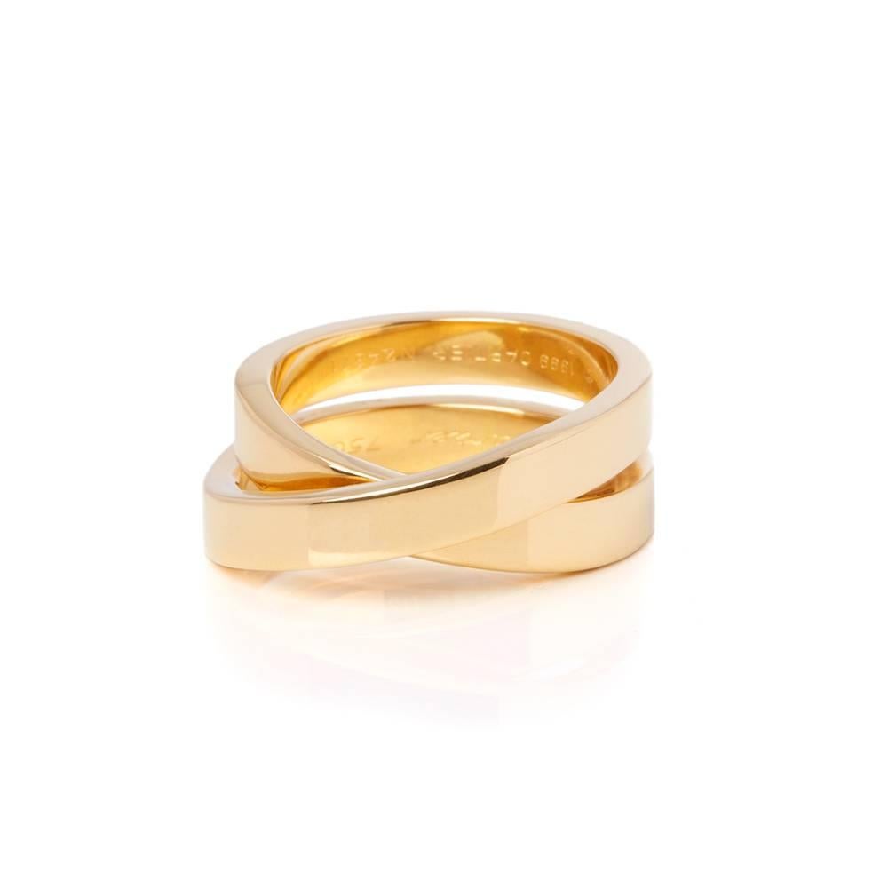 Ref:	COM1419
Serial Number: N24***
Age:	 1999
Size:	  P, Band Width - 8.5mm
Box & Papers: Xupes Presentation Box
Material: 18k Yellow Gold, total weight - 15.92 grams
Condition: 9 - Excellent condition

This Ring by Cartier is from their Paris