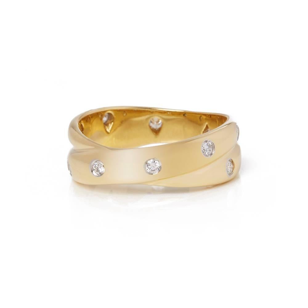 Xupes Code: COM1426
Brand: Tiffany & Co.
Description:  18k Yellow Gold Diamond Etoile Ring
Accompanied With: Xupes Presentation Box
Gender: Ladies
UK Ring Size: P 1/2
EU Ring Size: 57
US Ring Size: 8
Resizing Possible?: NO
Band Width: 7mm
Condition: