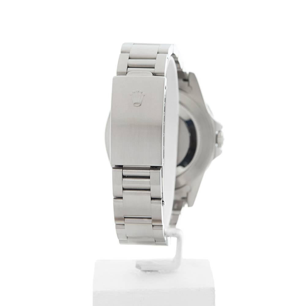 Rolex Stainless Steel GMT-Master II Coke Automatic Wristwatch Ref 16710, 1995 3