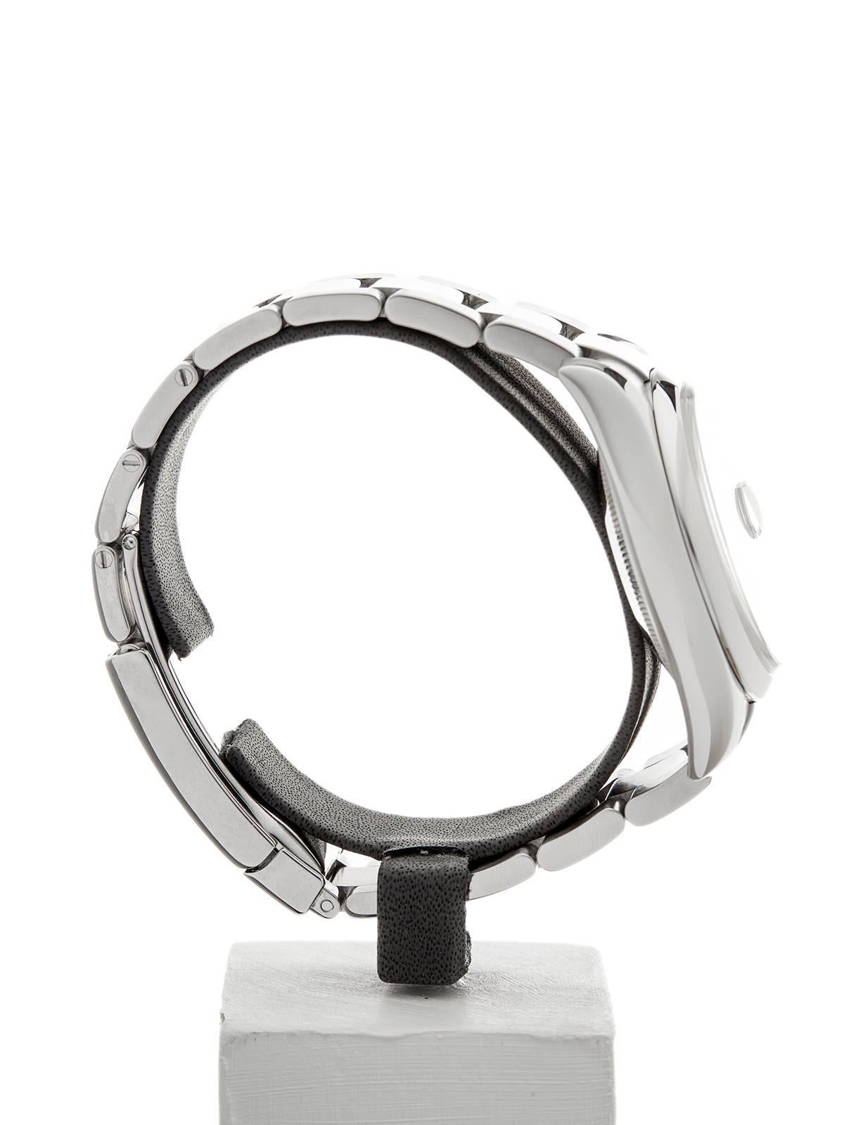 Rolex Stainless Steel Datejust Automatic Wristwatch Ref 116200, 2006 2