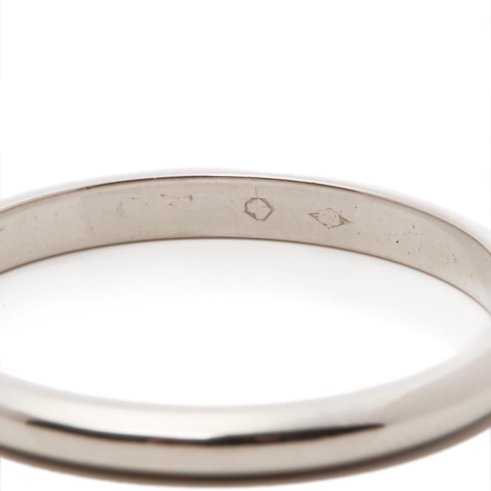 Men's Cartier Platinum 2.5mm Wide 1895 Wedding Band Ring