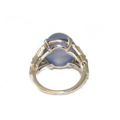 Art Deco Star Sapphire Ring