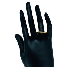 Diamante rotondo antico da 0,08 carati per uomo  Anello quadrato in oro 18k