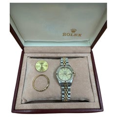 Reloj Rolex Datejust Vintage para señora con bisel de diamantes y rubí 69173