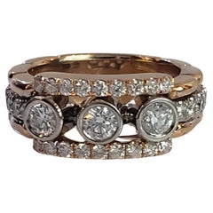 Custom 14k Diamond Rose Gold Ring