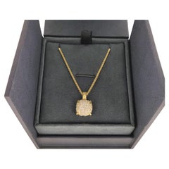 David Yurman  Chatelaine Pendant Necklace in 18K yellow Gold with diamonds