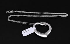 Elsa Peretti Open Heart Pendant with Chain