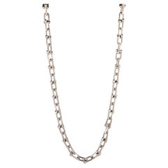 Tiffany Hard Wear Small Link Necklace in Sterling Silver