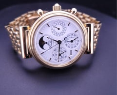 IWC Da Vinci MOON PHASE CHRON Perpetual Calendar YGOLD 18K 750 Men's Wrist Watch