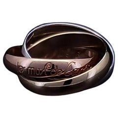 CARTIER Trinity Ring 18K Yellow Gold White Gold Pink Gold Cartier size 4