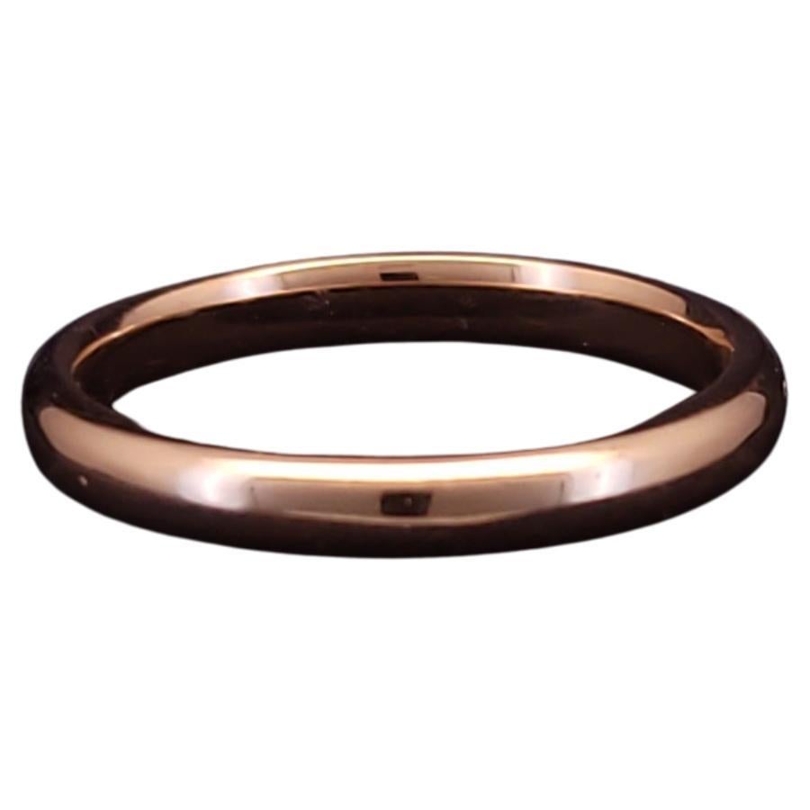 Tiffany 
Co. - Fascia nuziale in oro giallo 18 carati da 3 mm - misura 7,25 in vendita