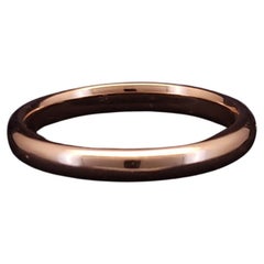 TIFFANY
Co. 18K Yellow Gold 3mm Wedding Band Size 7.25