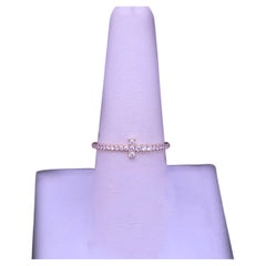 Tiffany & Co T Diamond Wire Band Ring in 18K Yellow Gold Size: 5.75
