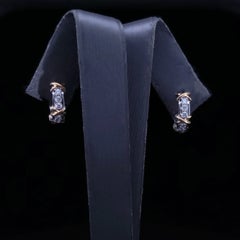 Tiffany & Co Sixteen Stone Earrings in Paltinum & 18K Yellow Gold