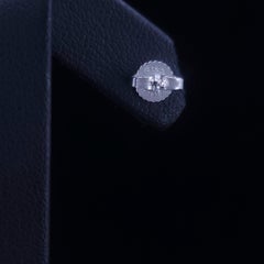 Tiffany & Co. Fleur-De-Lis Diamond Platinum Stud Earrings