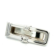 Tiffany & Co Estate Signature X Series Money Clip Sterling Silver TIF1001