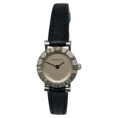 TIFFANY & Co. Atlas Quartz Ladies Watch Sterling Silver 925 Case TIF1020