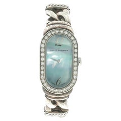 David Yurman Madison Diamond Quartz Ladies Wristwatch Sterling Silver DY822