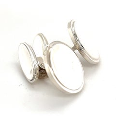 Georg Jensen Estate Sterling Silver Cufflinks 16.84 Grams GJ6