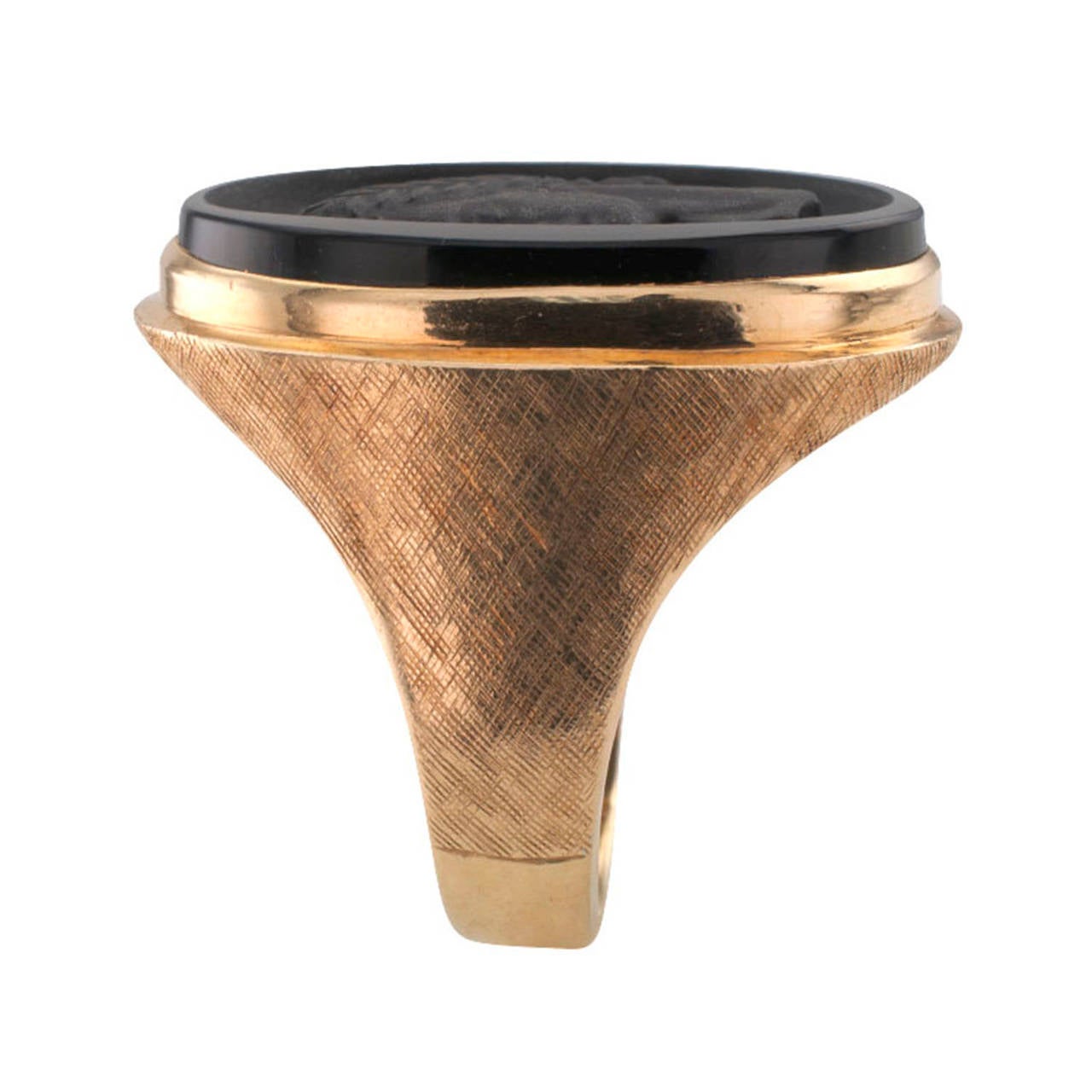 carved onyx ring