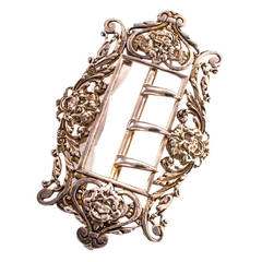 William Comyns Art Nouveau Sterling Silver Belt Buckle 3