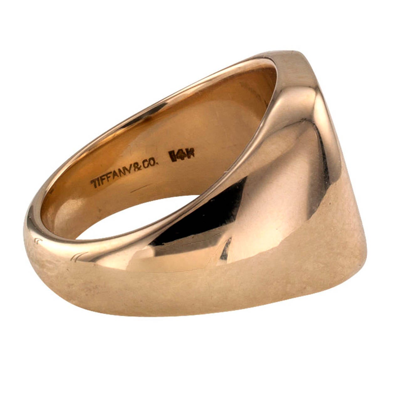 Tiffany & Co. Crest Gold Signet Ring