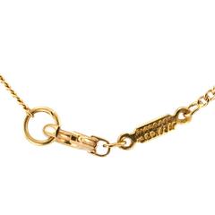 Tiffany & Co. 24 Karat Gold Ginkgo Leaf Pendant