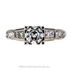 .55 Carat Diamond and Platinum Engagement Ring
