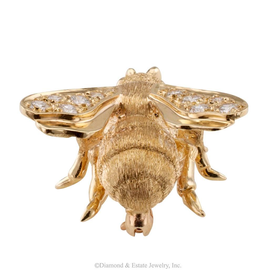 honeybee brooch