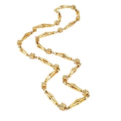 1960s Gold Long Italian Chain 