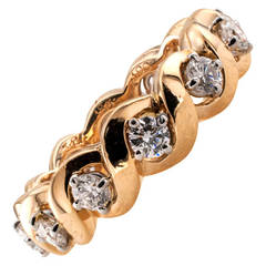 Tiffany 
Co. Diamond Gold Eternity Ring