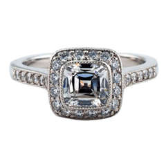Tiffany 1.00 Carat Cushion-Cut Diamond Ring