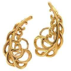 Tiffany & Co. Paloma Picasso Gold Earrings