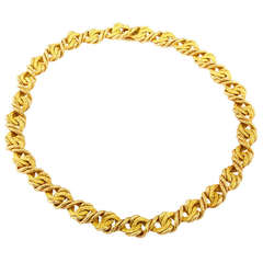 Tiffany Gold Woven Necklace
