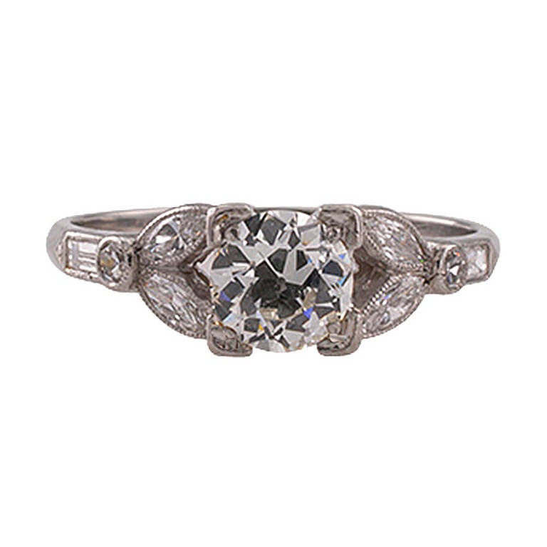 Diamond Platinum Engagement Ring