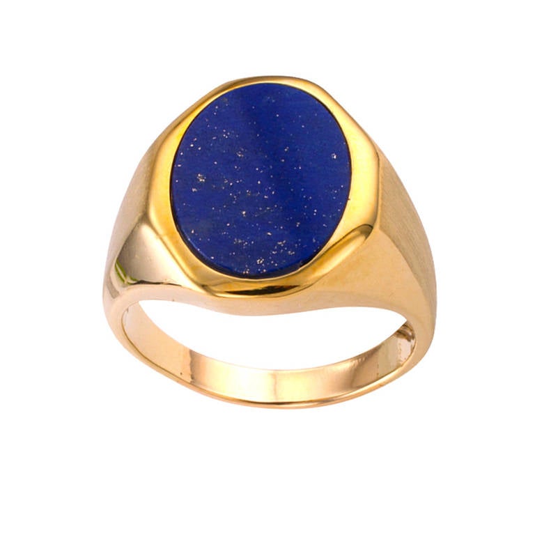 Lapis Lazuli Gentleman's Ring