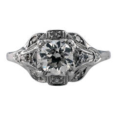 Art Deco Diamond Engagement Ring