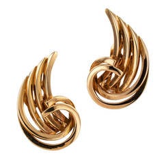 Vintage Tiffany & Co. Gold Ear Clips