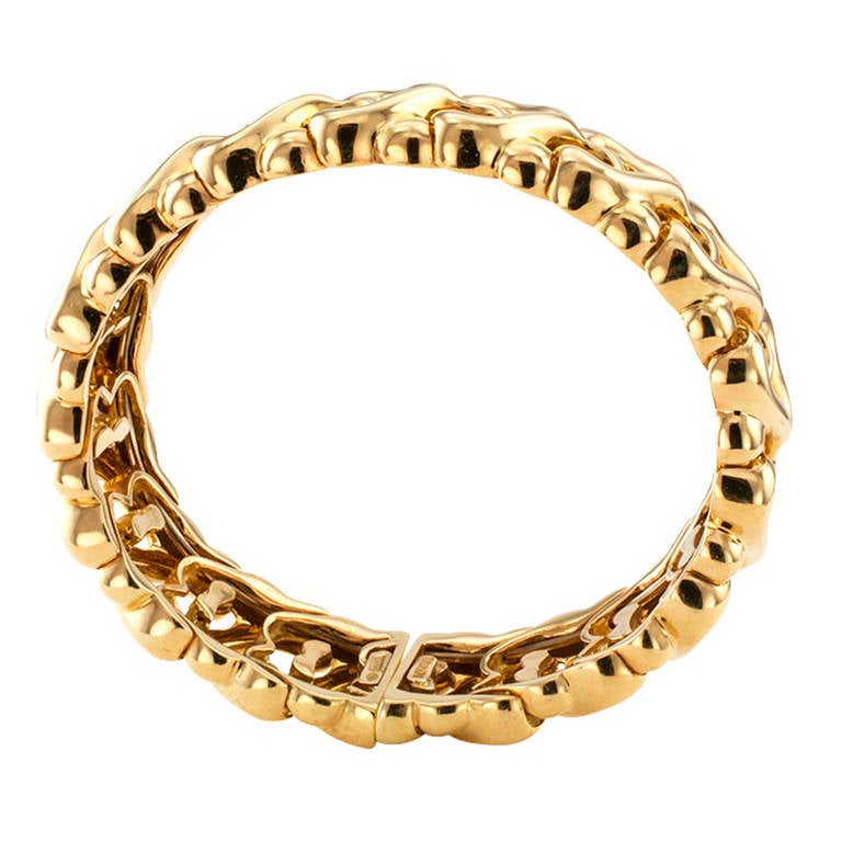 Bulgari Gold Cuff Bracelet In Excellent Condition In Los Angeles, CA
