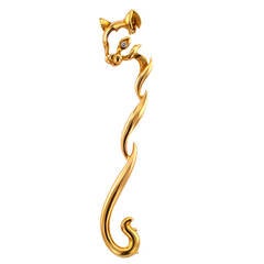 Asprey Gold Panther Brooch