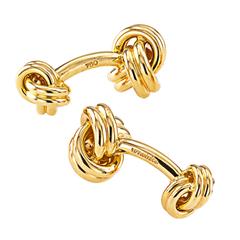 Tiffany & Co. Manschettenknöpfe aus Gold mit Knoten