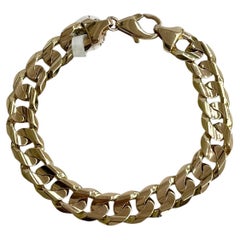 8-Zoll-Armband „Curb Link“ aus 14-karätigem Gelbgold