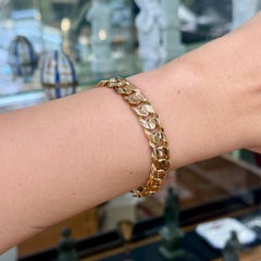 Pulsera «Curb Link» de 8" en oro amarillo de 14k